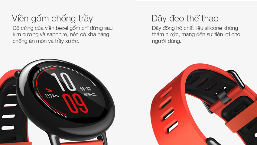 Đồng Hồ Thông Minh Xiaomi Amazfit Pace - Hàng Chính Hãng