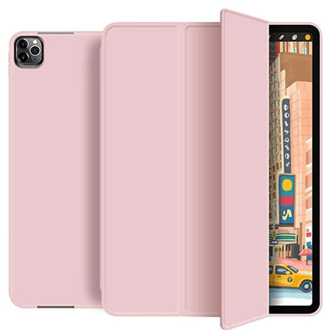 Bao da smart cover silicon ốp ipad silicon có khe cài bút dành cho Ipad 9.7 inch, ipad 10.2, 10.5, 10.9 inch, Ipad pro 11 inch, Ipad 12.9 inch