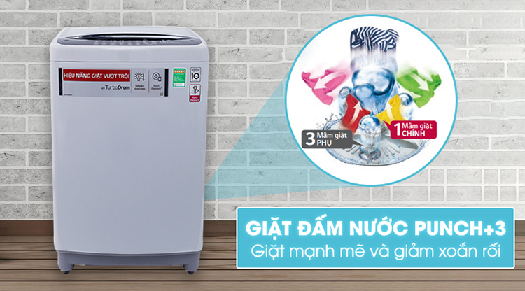 Máy giặt LG Inverter 11.5 kg T2351VSAM