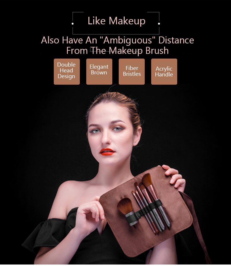 Bộ Cọ Trang Điểm Charm Silk (MSQ) (6 Cây)