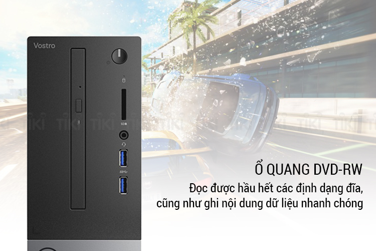 PC Dell Vostro 3470 ST HXKWJ1 Pentium Gold G5400/Free Dos (Black) - Hàng Chính Hãng
