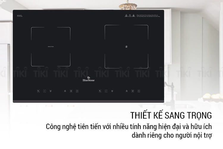 Bếp Âm Đôi Từ - Hồng Ngoại Bluestone ICB-6823 (3200W) - Hàng Chính Hãng