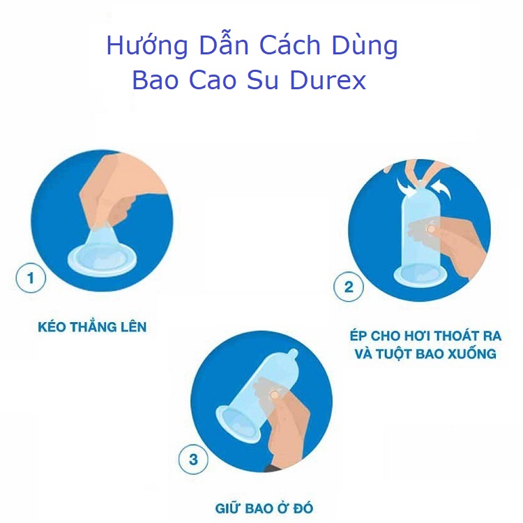 Cách dùng bao cao su Durex chính hãng của Thái Lan