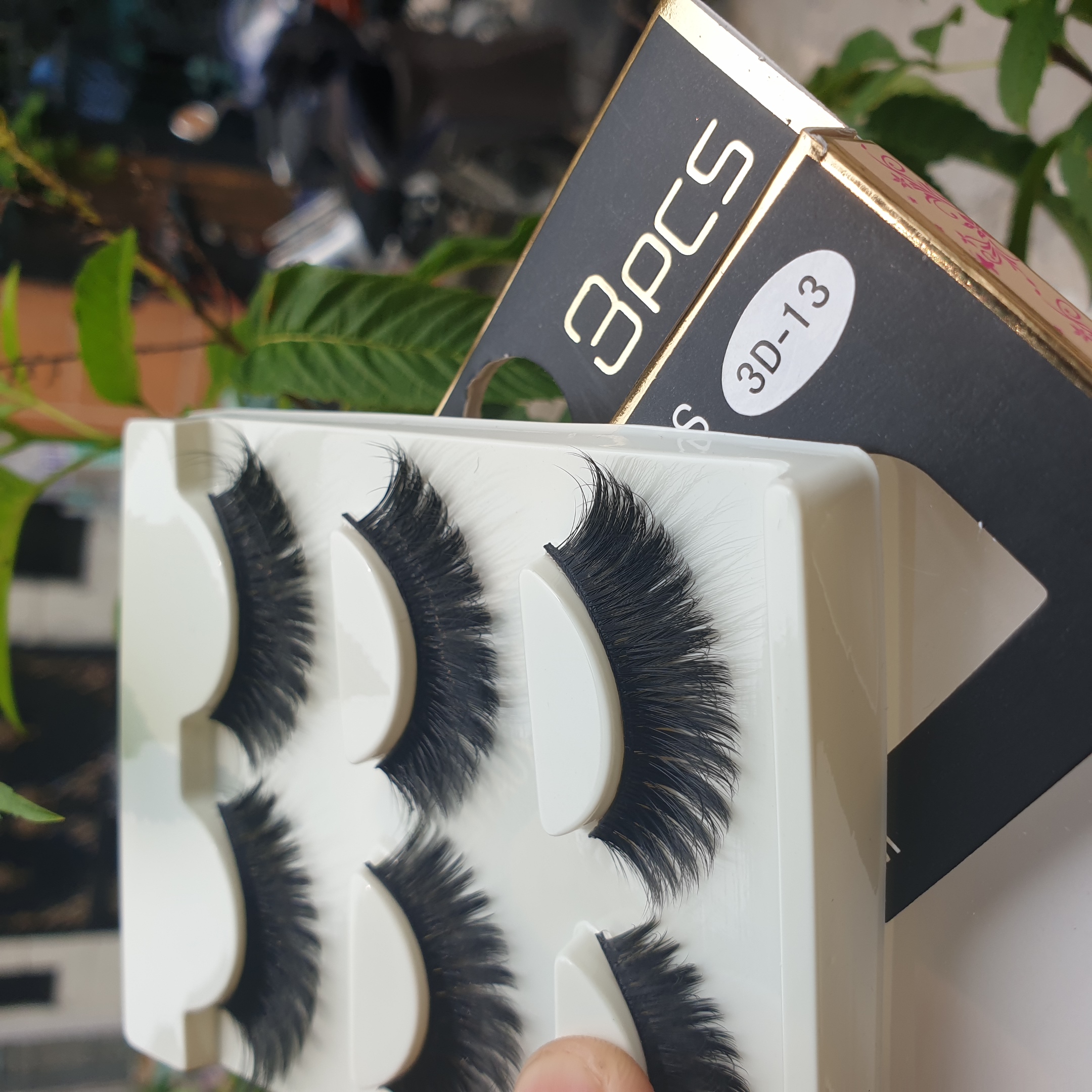 Lông mi giả lông chồn 3 Fashion Eyelashes 3 Faux-Cils 3D 1 bộ 3 cặp