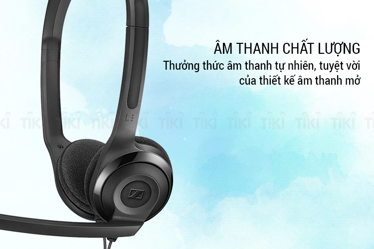 Tai Nghe Có Dây Chụp Tai On-ear SENNHEISER PC 5 Chat - Hàng Chính Hãng