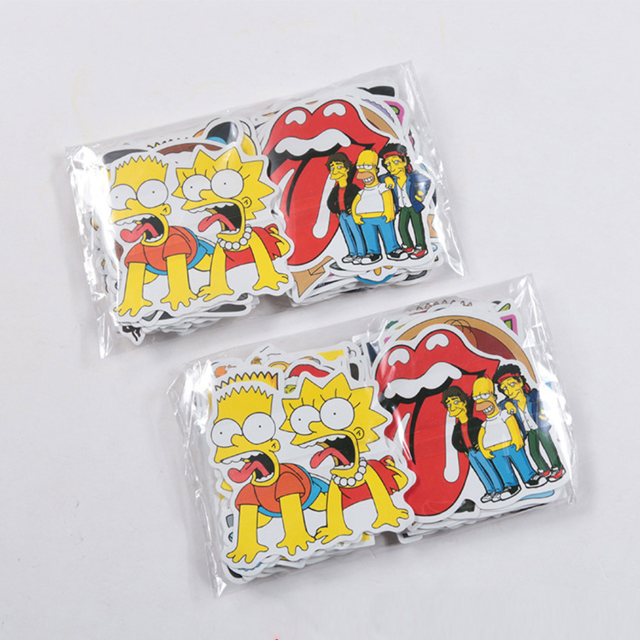 100 hình dán hoạt hình Simpson