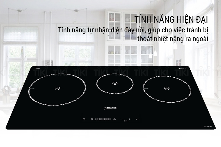 Bếp Âm Từ 3 Vùng Nấu Chef's EH-IH534 (75cm - 5500W) - Hàng Chính Hãng