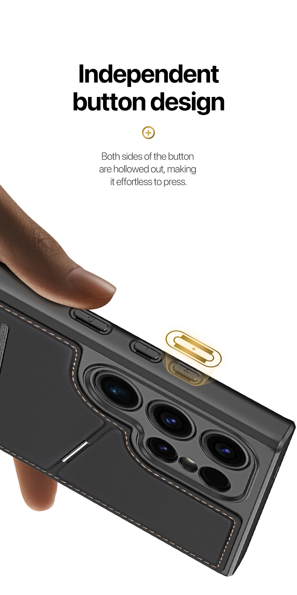 Ốp Lưng Case Dux Ducis Dành Cho Samsung Galaxy S24 Ultra, DUX DUCIS Rafi II Series hỗ trợ sạc từ tính_ Hàng chính hãng