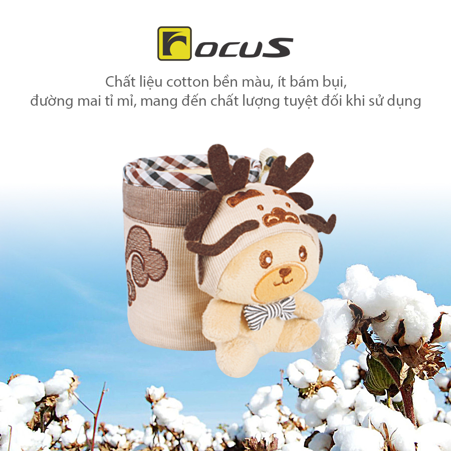 Trang trí để ly FOCUS CB Panda K-X06D màu kem 3