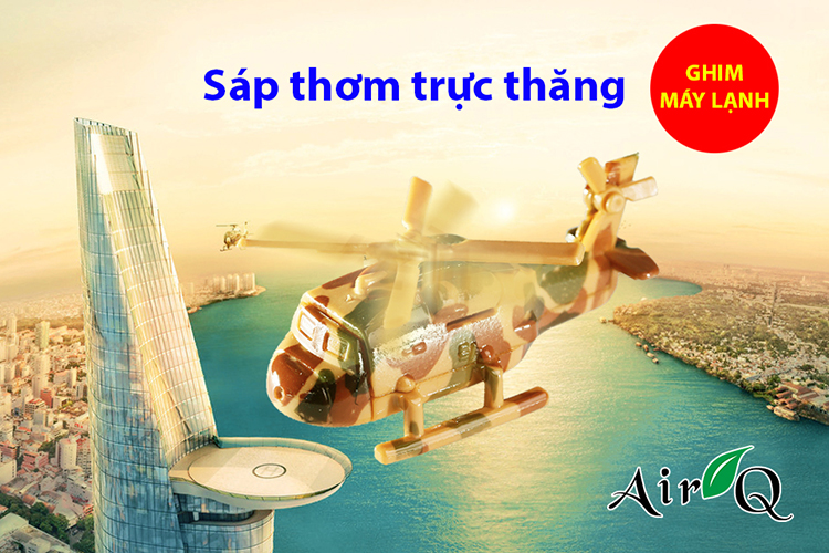 Sáp thơm ô tô trực thăng AIR-Q NO.36DG Pomp 5g