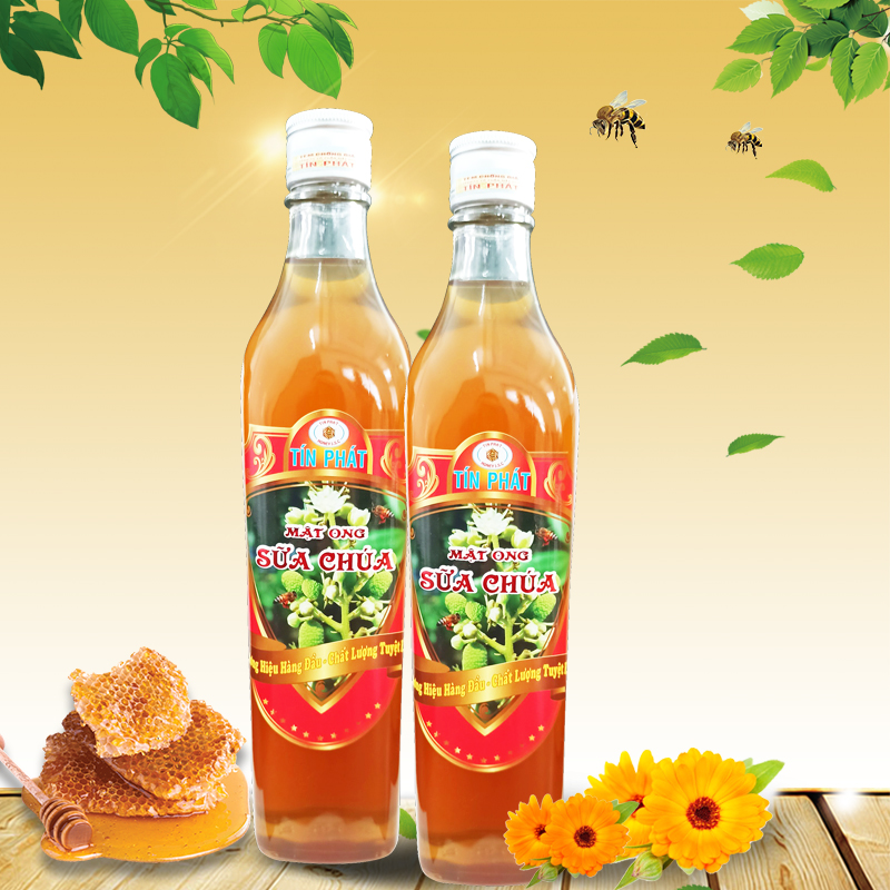 Mật ong sữa chúa Tín Phát (500ml)