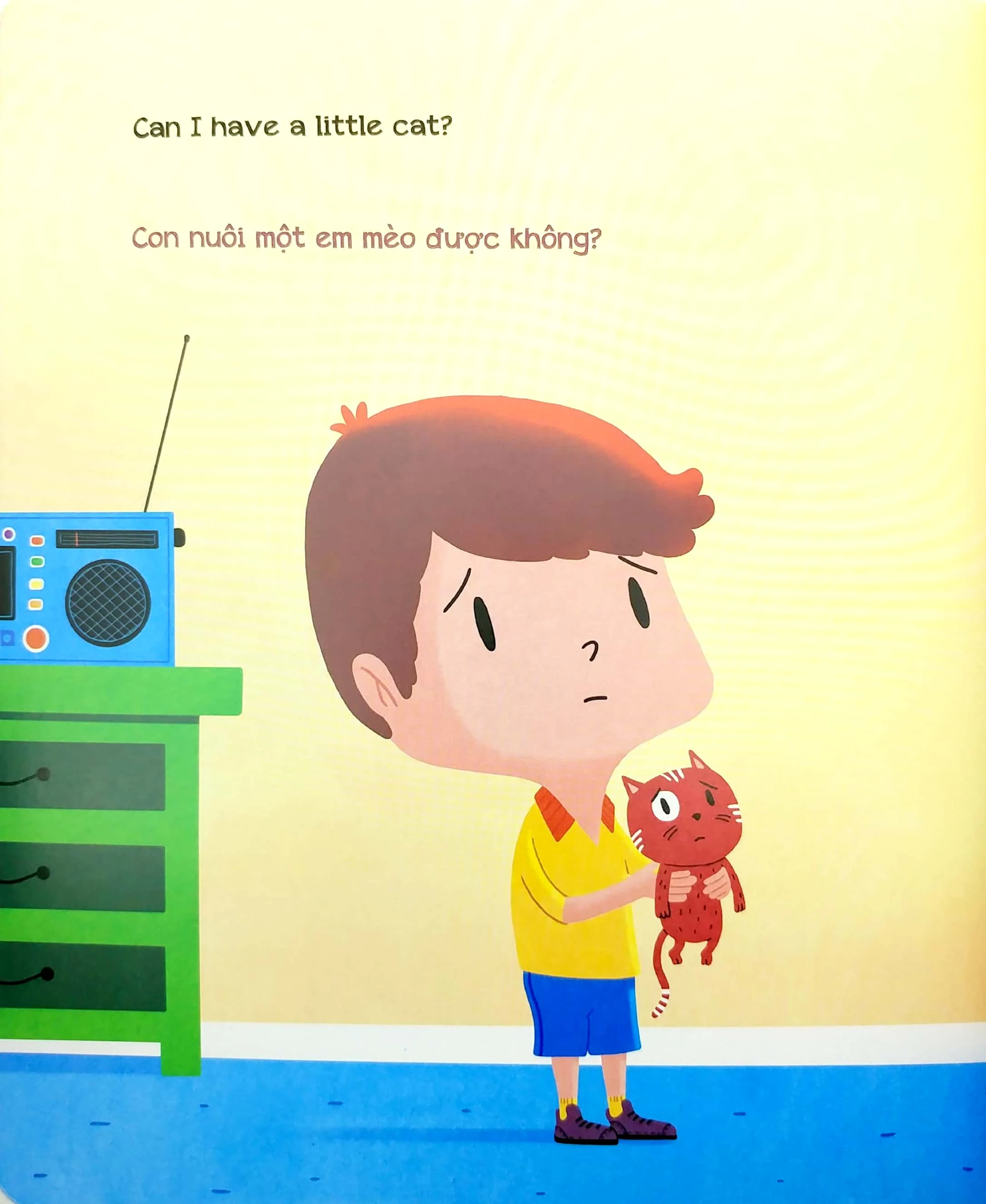 Con Nuôi Một Em Mèo Được Không? - Can I Have A Little Cat? (Sách Song Ngữ Anh - Việt)