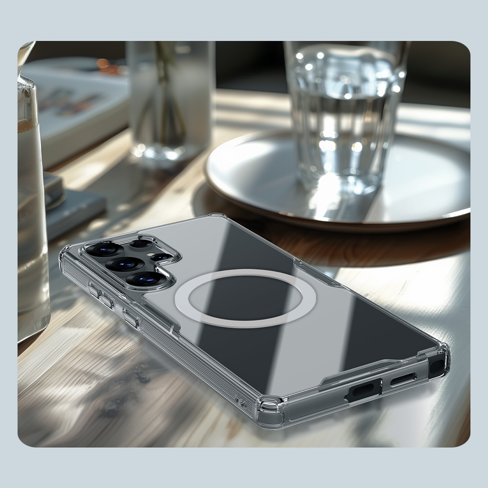 Ốp Lưng Nillkin Nature TPU Pro Magnetic Case cho Samsung Galaxy S25 Ultra - Hàng Chính Hãng