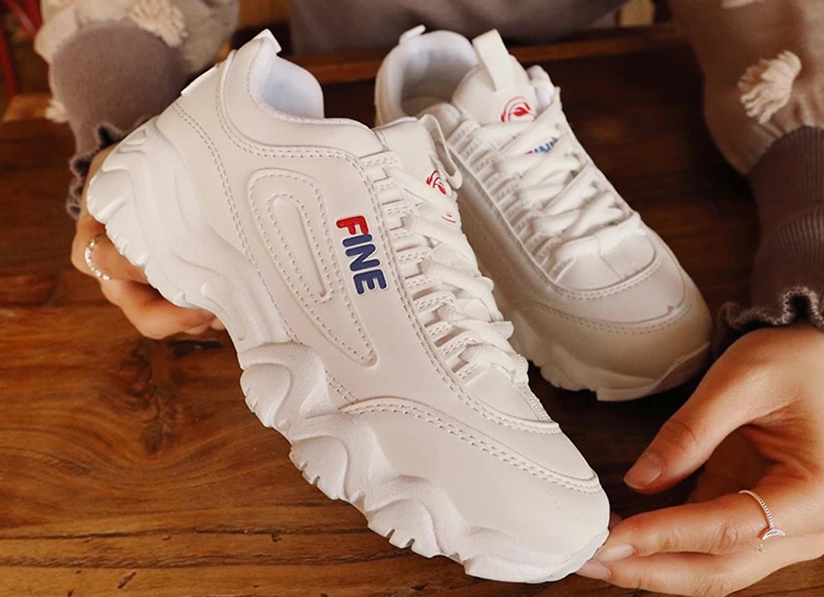Giày Sneaker Nữ Fine Hot Trend Chữ S Hapu Giày Sneaker Nữ Fine Hot Trend Chữ S Hapu