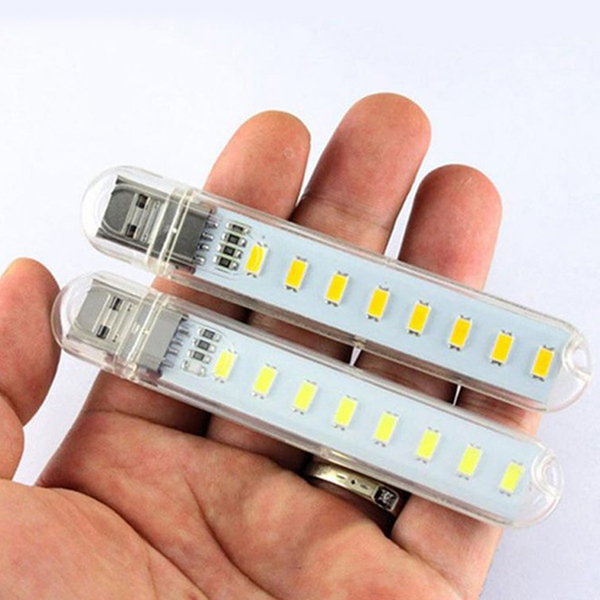 Bộ 4 Đèn Led 8 Bóng Siêu Sáng Cắm Cổng Usb