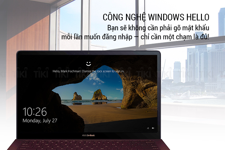 Laptop Asus Zenbook S UX391UA-ET081T Core i7-8550U/Win 10 (13.3" FHD IPS, 100% sRGB) - Hàng Chính Hãng