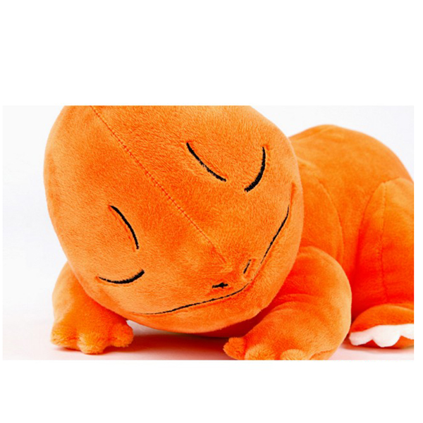 Gấu bông pokemon charmander - Khủng long lửa ngủ say (30 cm) gb73 (Màu Cam)