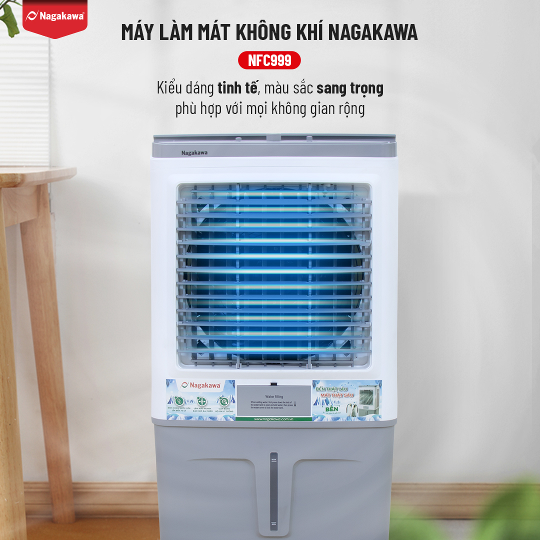 Máy Làm Mát Không Khí Nagakawa NFC999 (150W) - Hàng Chính Hãng