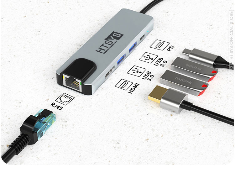 hub usb 3.0, hub type c ht sys