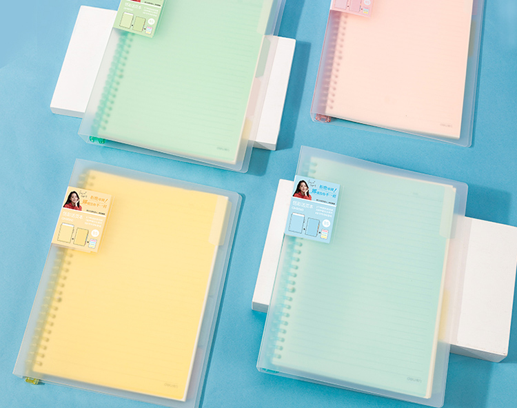 Sổ Tay Ghi Chép A5 Gáy Lò Xo 60 Trang Deli - QHA560