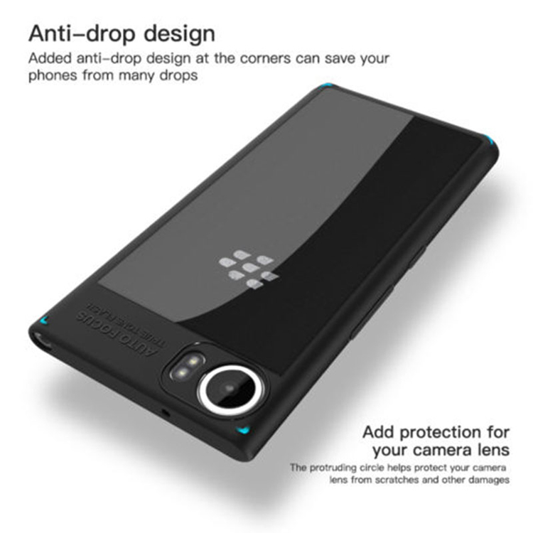Phone Cover Phone Case Elegant Black TPU Anti-Knock Shockproof for for Blackberry KEYone