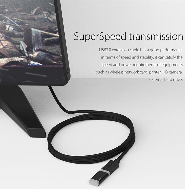 Cáp Nối Dài USB 3.0 Orico CEF3-15 1.5m - Hàng Nhập Khẩu