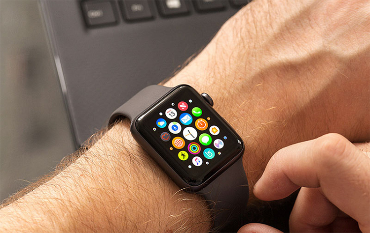 Đồng Hồ Thông Minh Apple Watch Series 3 GPS + Cellular Silver Aluminum Case With Fog Sport Band - Hàng Nhập Khẩu