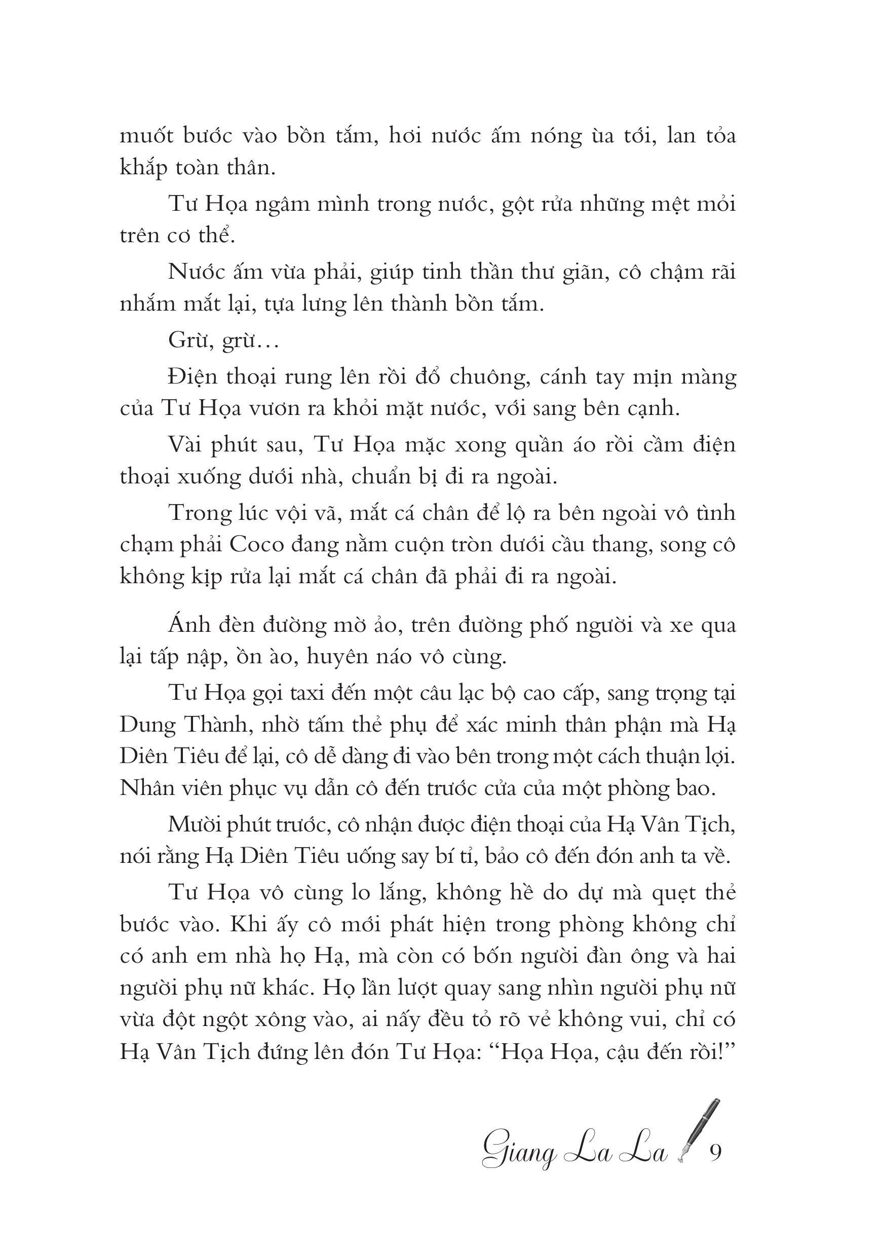 Sách tiểu thuyết GỤC TRƯỚC DỊU DÀNG - Giang La La (Quýt dịch, Celia Nguyễn hiệu đính)