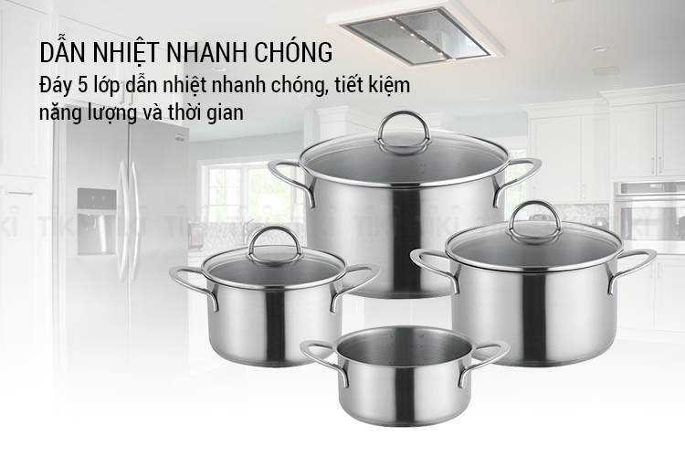 Bộ nồi Berndes Roma 059021