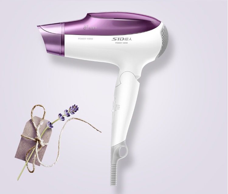 Máy Sấy Tóc 1800W Superman (SID) RD2211 - Trắng+Tím