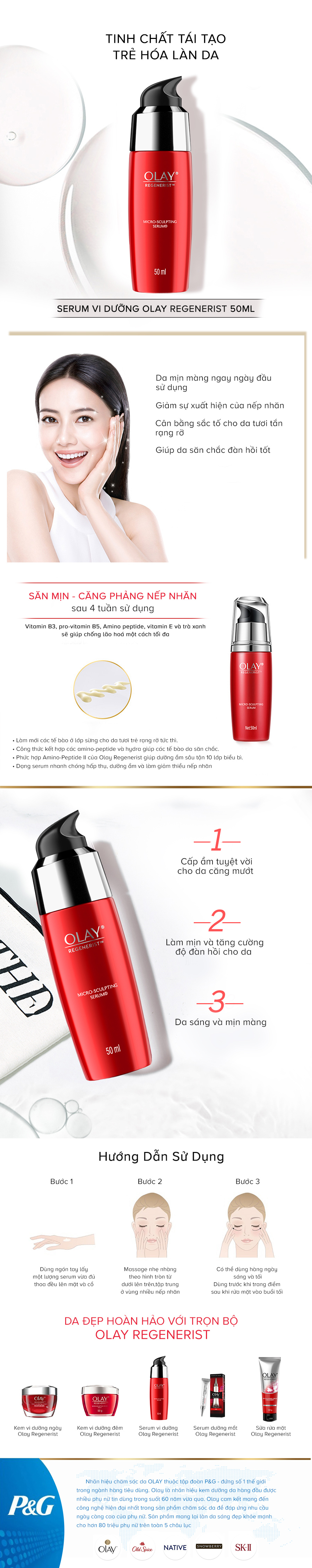 Tinh Cháº¥t Chá»ng LÃ£o HÃ³a Olay Regenerist Advance Anti Aging Serum (50ml)