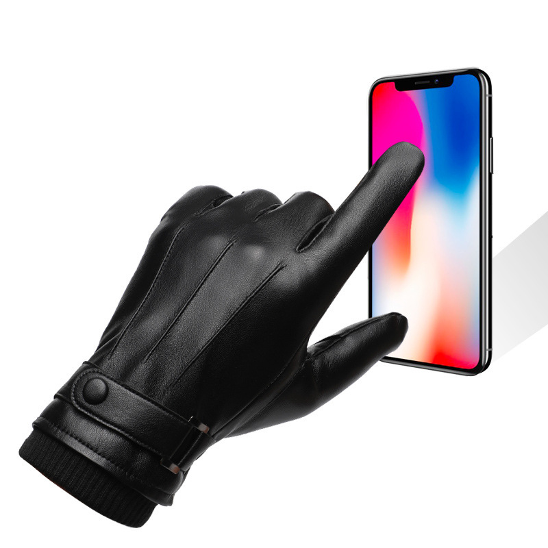 Găng tay da nam GTCC07