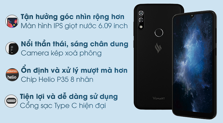 Điện thoại Vsmart Star 4 (2GB/16GB) - Hàng chính hãng