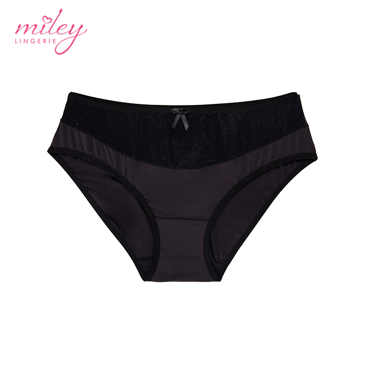 Quần Lót Nữ Dáng Bikini Thun Lạnh Phối Ren Active Miley Lingerie FMM_34