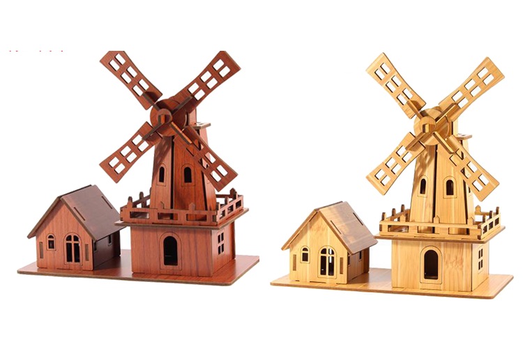 Tổng hợp 90+ hình về mô hình cối xay gió 3d 1 Mua Đồ chơi lắp ráp gỗ 3D Mô hình Cối Xay Gió R9094 Màu Vàng tại Mozakids Mô hình gỗ 3D