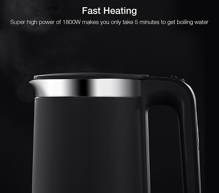 Global Xiaomi VIOMI Constant Temperature Electric Kettle Pro YM-K1503 1.5L 1800W Stainless Steel OLED Display Smart Fast