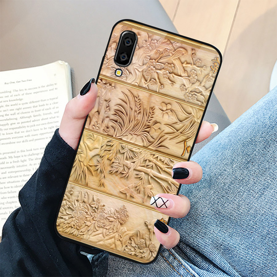 Ốp điện thoại dành cho máy Samsung Galaxy A70 - hình Điêu Khắc MS DKHAC020