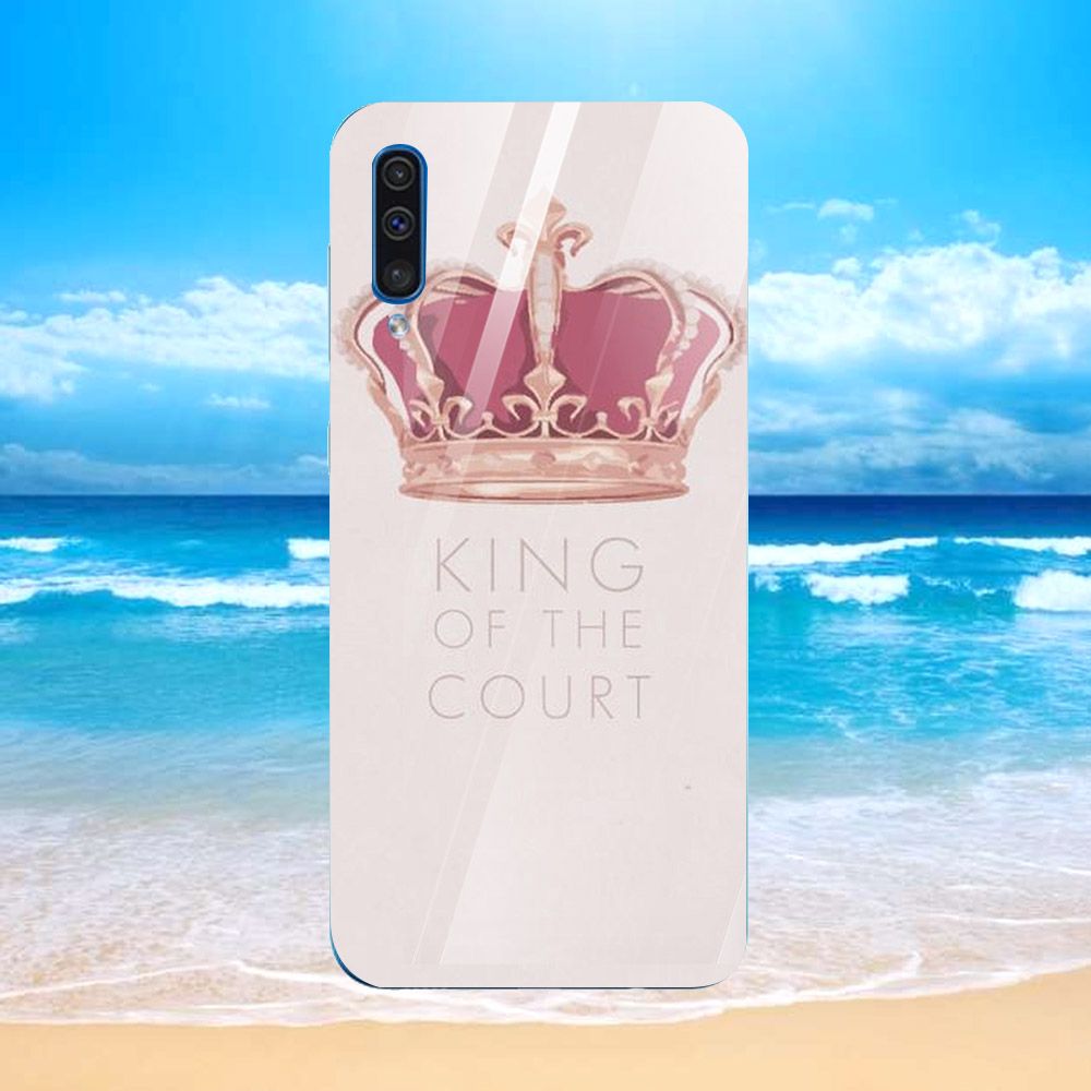 Ốp điện thoại kính cường lực cho máy Samsung Galaxy A7 2018/A750 - one piece MS OPI033