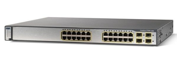 Switch CISCO Catalyst 3750 WS-C3750G-24TS-S1U