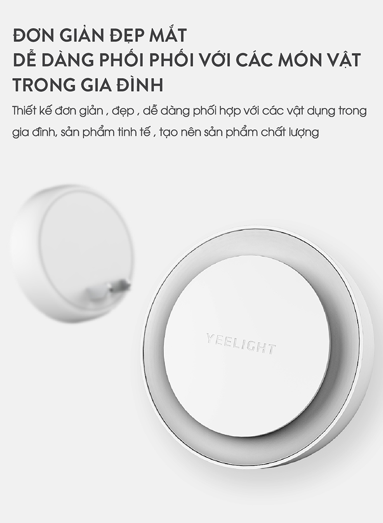 Đèn Cảm Ứng Ban Đêm Xiaomi Yeelight (Cắm Điện)