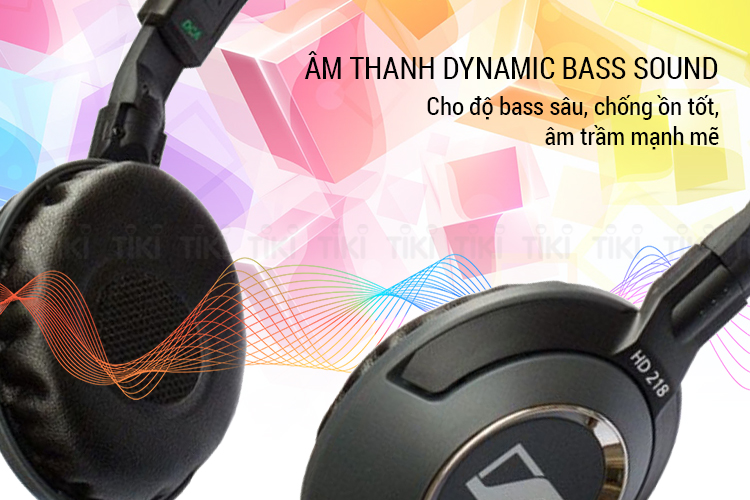 Tai Nghe Chụp Tai Sennheiser HD 218 - Hàng Chính Hãng