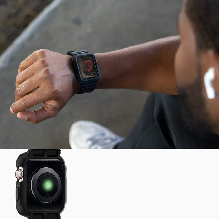 Apple Watch Series 4 (44mm) Case Rugged Armor Pro - Hàng Chính Hãng (062CS25324-Black)
