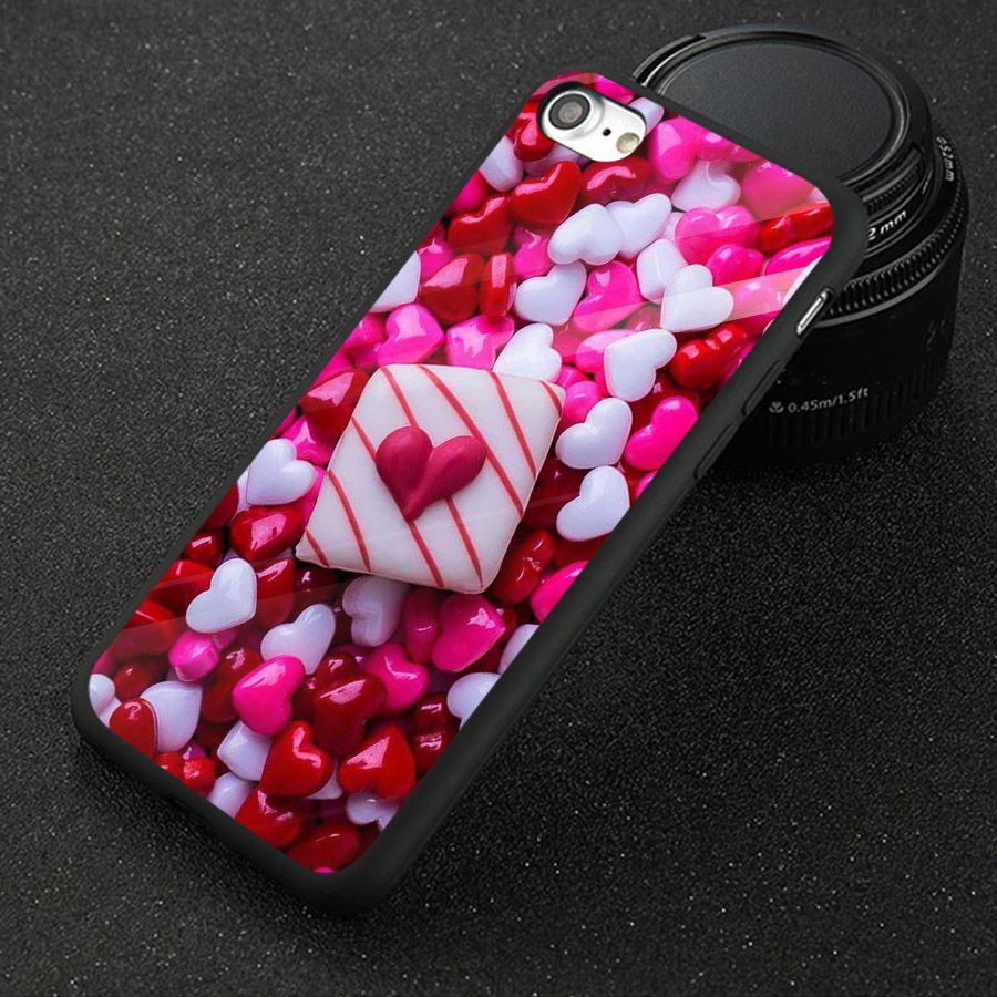 Ốp điện thoại kính cường lực cho máy iPhone 5/5s/se - trái tim tình yêu MS LOVE051