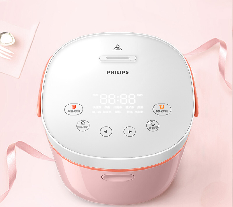 Philips (PHILIPS) rice cooker 2L mini smart can be reserved touch control can do yogurt HD3070/00 pink Philips (PHILIPS) rice cooker 2L mini smart can be reserved touch control can do yogurt HD3070/00 pink