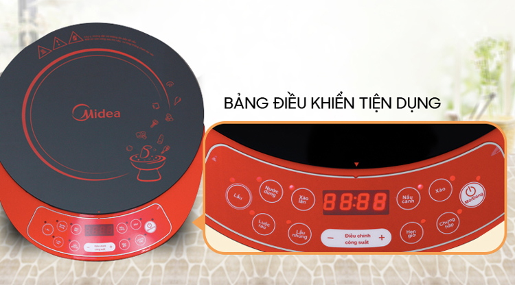 Bếp điện từ Midea MI-B2118DH