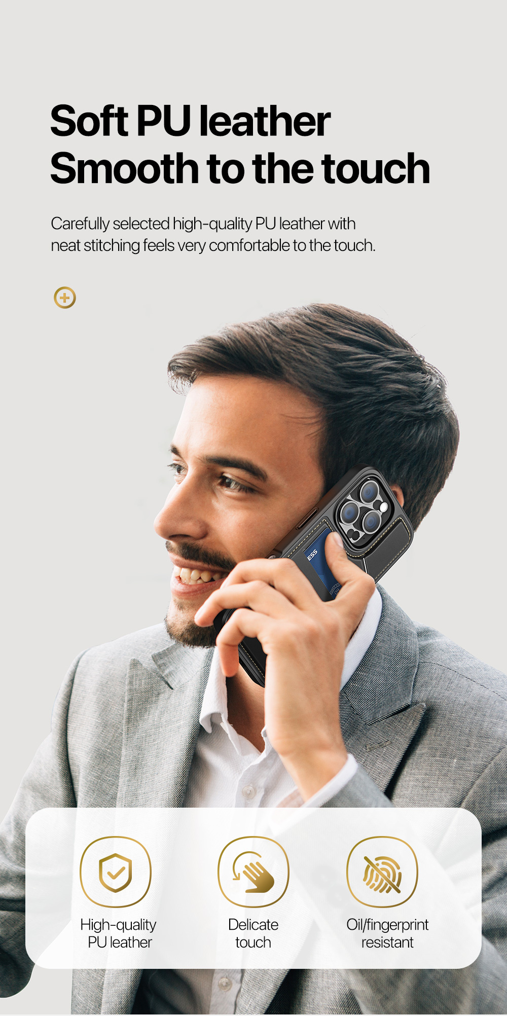 Ốp Lưng Da Dux Ducis Dành Cho iPhone 16 Pro Max/16 Pro/ 16 Plus/ 16, Sạc Từ Tính Magfit, Kiêm Giá Đỡ, Rafi II_ Hàng chính hãng