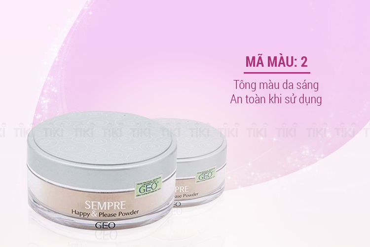 Phấn Bột Sempre Happy & Please Powder #2 Geo_Py36