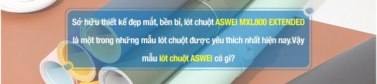 Bàn Di Chuột - Miếng Lót Chuột ASWEI MXL800 EXTENDED - Hàng Chính Hãng