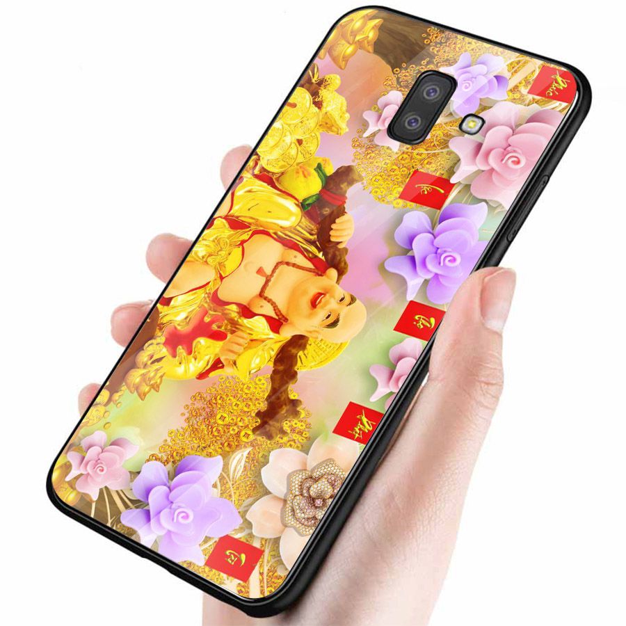 Ốp kính cường lực cho điện thoại Samsung Galaxy J4 - thần tài kim MS TTKIM085