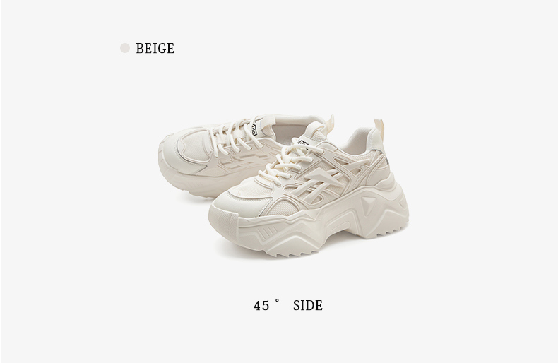 Giày thể thao chunky nữ CAMEL Giày sneaker A13289615 đế dày thoải mái cho nữ